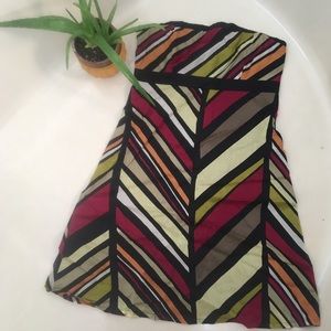 Perfect strapless midi summer dress